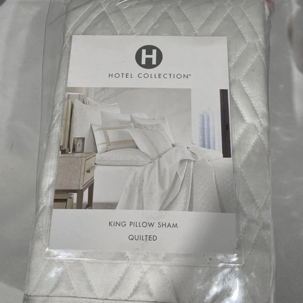 NIB $135 [ 1 King ] Quilted‎ Pillow Sham for Hotel Collection Intersect